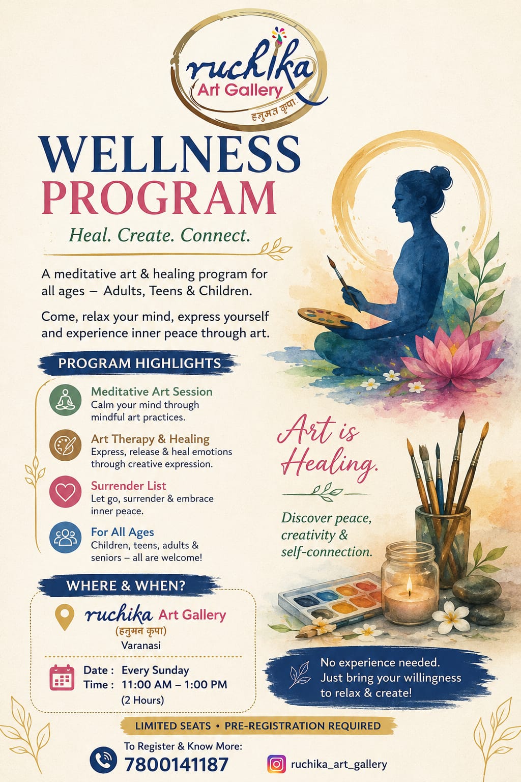 Wellness Program at Ruchika Art Gallery